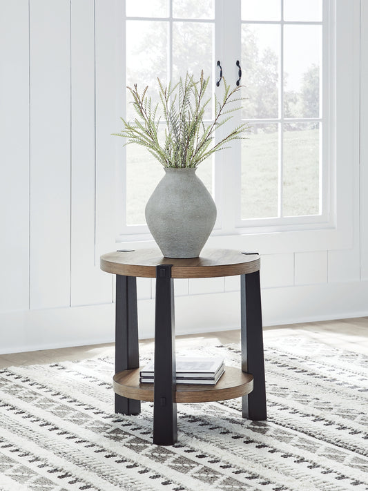 Ridgester Round End Table