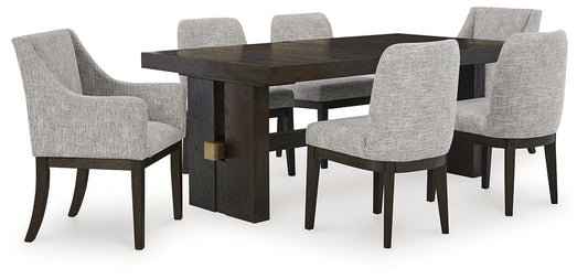 Burkhaus Dining Table and 6 Chairs