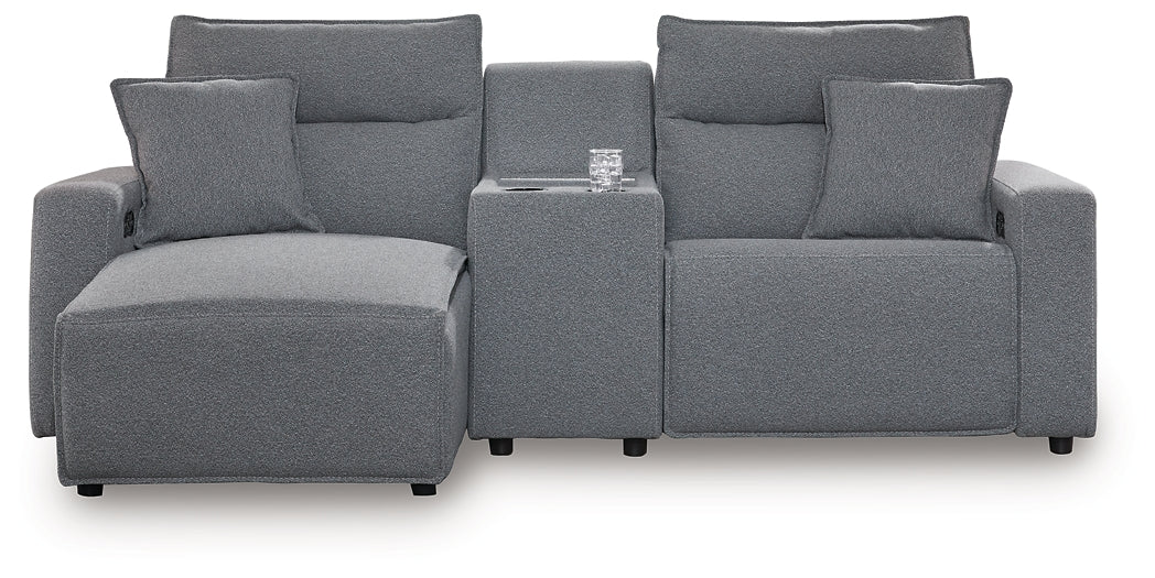 Modmax II 3-Piece Power Reclining Sectional with Chaise and Console