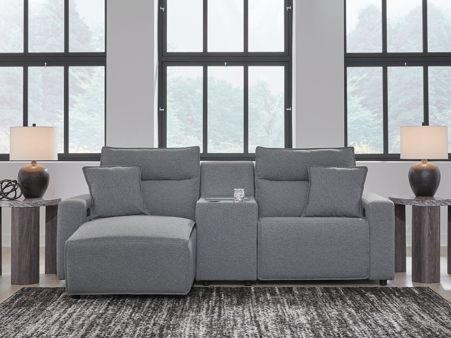 Modmax II 3-Piece Power Reclining Sectional with Chaise and Console