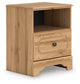 Aleaport One Drawer Night Stand