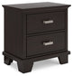 Covetown California King Panel Bed with Mirrored Dresser, Chest and Nightstand