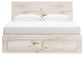 Lawroy King Panel Storage Bed, Dresser and Mirror