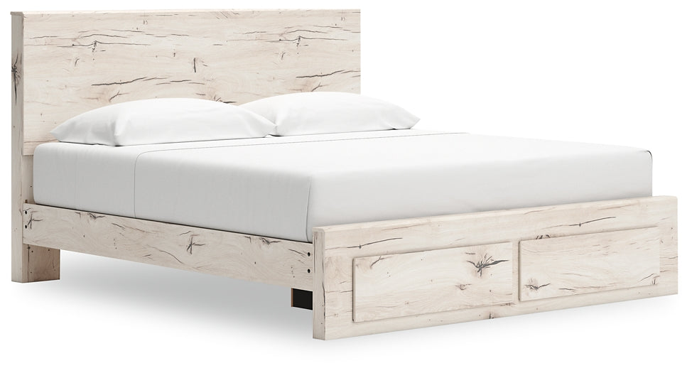 Lawroy King Panel Storage Bed, Dresser and Mirror