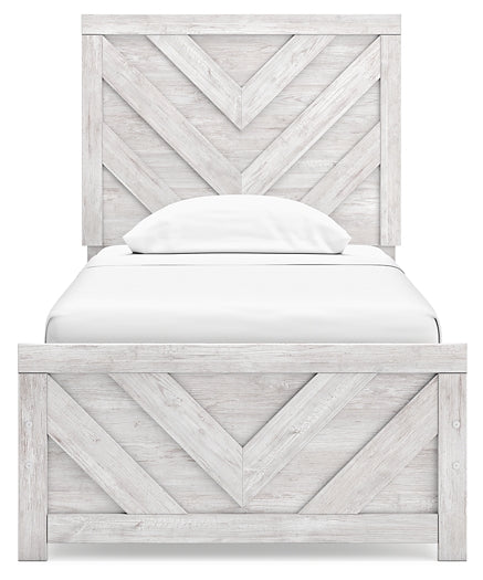 Cayboni Twin Panel Bed, Dresser, Mirror, Chest and Nightstand