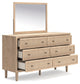 Cielden Queen Panel Headboard, Dresser, Mirror, Chest and Nightstand