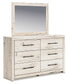 Lawroy Twin Panel Bed, Dresser and Mirror