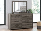 Graystorm Full Panel Bed, Dresser, Mirror, Chest and Nightstand