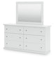 Bostwick Shoals King Panel Bed, Dresser, Mirror, Chest and Nightstand