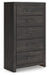 Hollivern Full Panel Bed with Storage, Dresser, Mirror, Chest and Nightstand