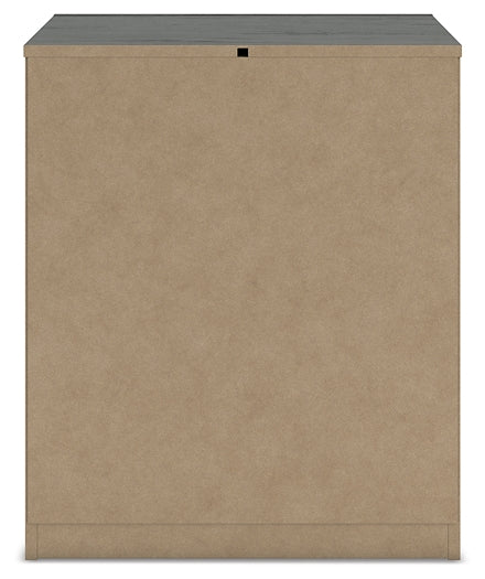 Fraluna King Panel Storage Bed with Mirrored Dresser and Nightstand