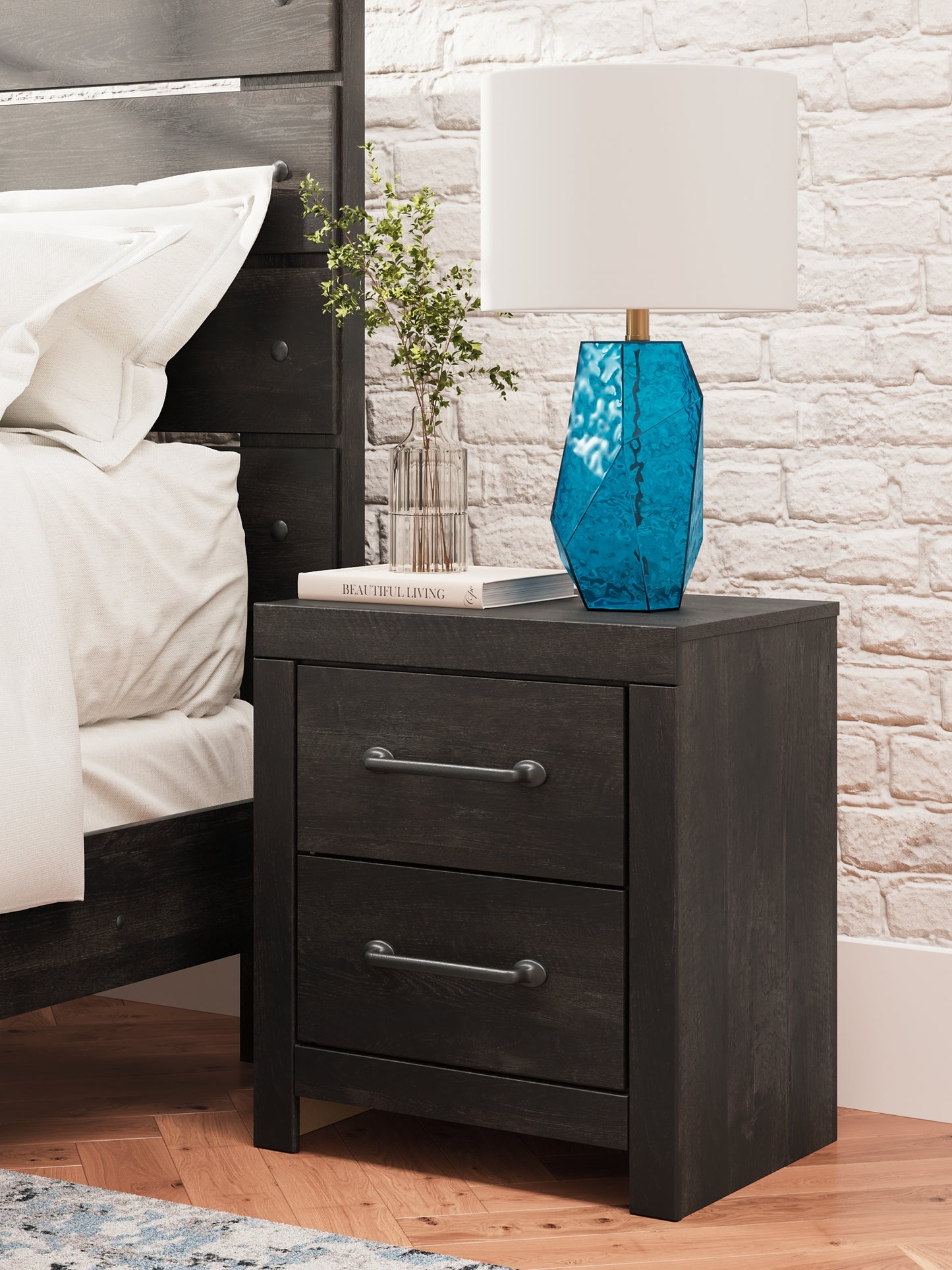 Hollivern Twin Panel Storage Bed, Dresser, Mirror and Nightstand