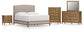 Sharlance King Upholstered Panel Bed, Dresser, Mirror, Chest and Nightstand