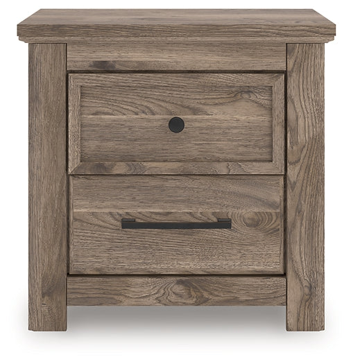 Rusticott King Poster Bed, Dresser, Mirror and Nightstand
