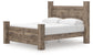 Rusticott King Poster Bed, Dresser, Mirror and Nightstand