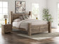 Rusticott King Poster Bed, Dresser, Mirror and Nightstand