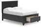 Lanolee Full Panel Storage Bed, Dresser and Mirror
