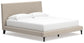Cielden King Upholstered Bed with Roll Slats, Dresser, Mirror, Chest and Nightstand
