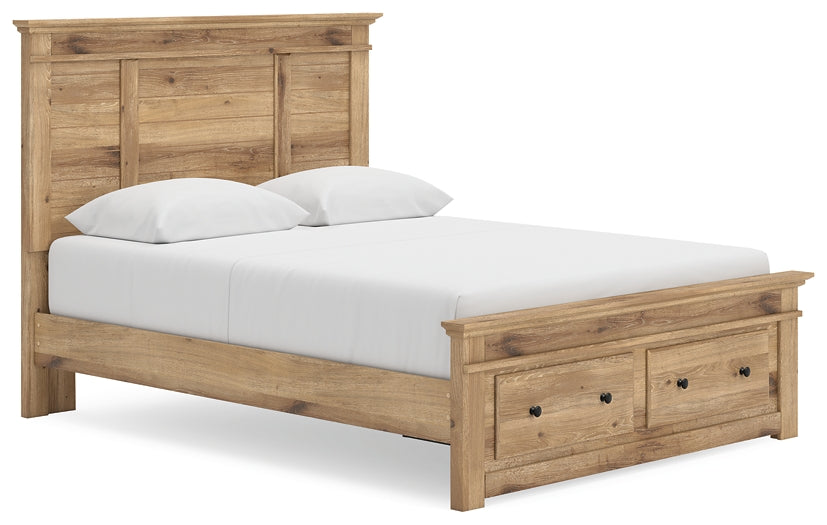 Makidern Queen Panel Storage Bed