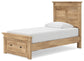 Makidern Twin Panel Storage Bed