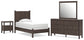 Pamytta Twin Panel Bed, Dresser, Mirror and Nightstand