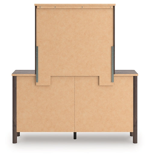 Pamytta Full Panel Bed, Dresser and Mirror