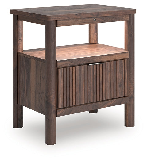 Pamytta Full Panel Bed, Dresser, Mirror, Chest and Nightstand