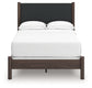 Pamytta Full Upholstered Panel Bed, Dresser and Mirror