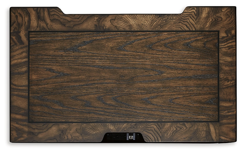 Maylee California King Canopy Bed, Dresser, Mirror, Chest and Nightstand