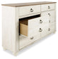 Willowton Six Drawer Dresser