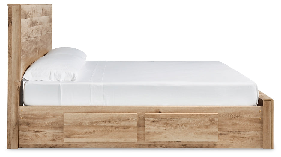 Hyanna  Panel Storage Bed With 1 Under Bed Storage Drawer